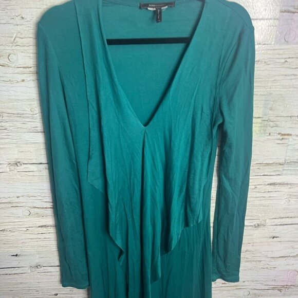 BCBGMaxAzria Crissie Maxi Dress  Blue Green xs - Picture 3 of 8